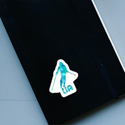 Sticker Skier Lia Image