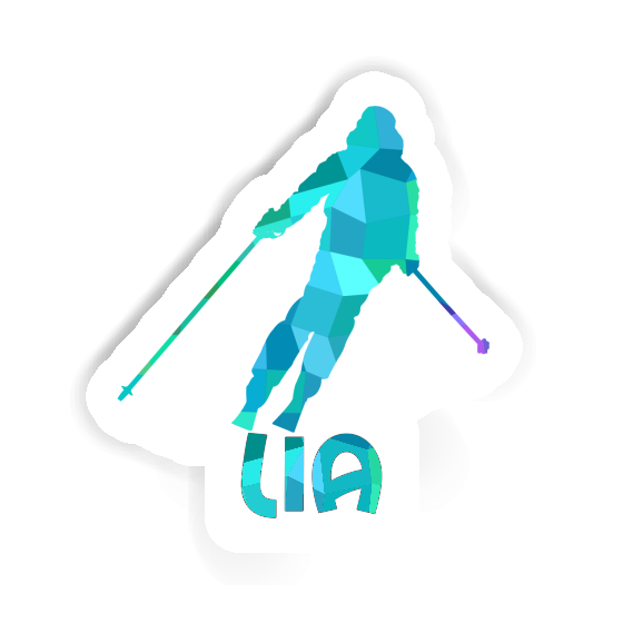 Sticker Skier Lia Laptop Image