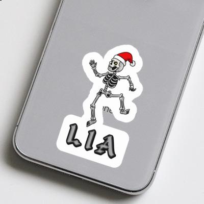 Sticker Skelett Lia Notebook Image