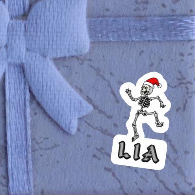 Sticker Christmas Skeleton Lia Image