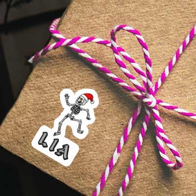 Sticker Christmas Skeleton Lia Laptop Image