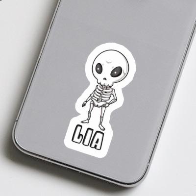 Sticker Lia Skeleton Laptop Image