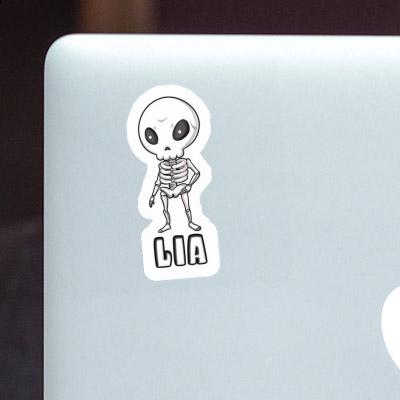 Sticker Lia Skeleton Laptop Image