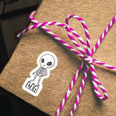 Sticker Lia Skeleton Notebook Image