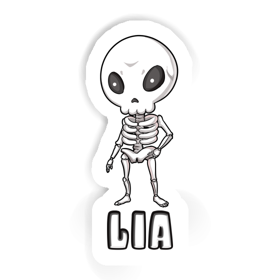 Sticker Lia Skeleton Image