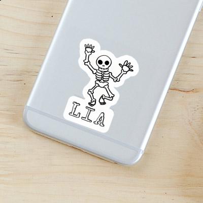 Sticker Skeleton Lia Notebook Image