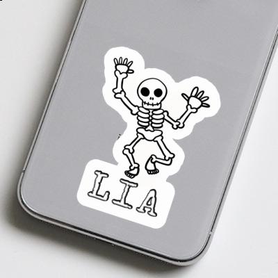 Sticker Skeleton Lia Gift package Image