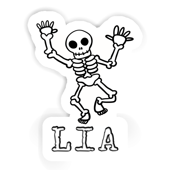 Sticker Skeleton Lia Notebook Image