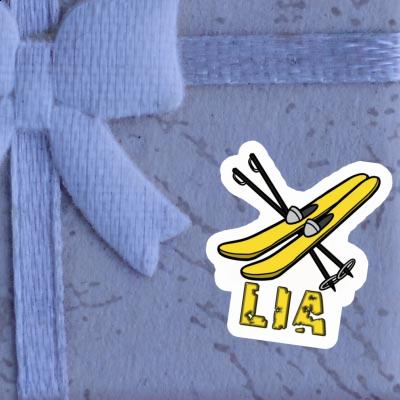 Sticker Ski Lia Notebook Image