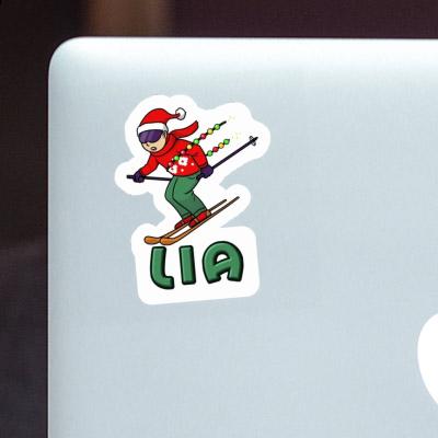 Skier Sticker Lia Image