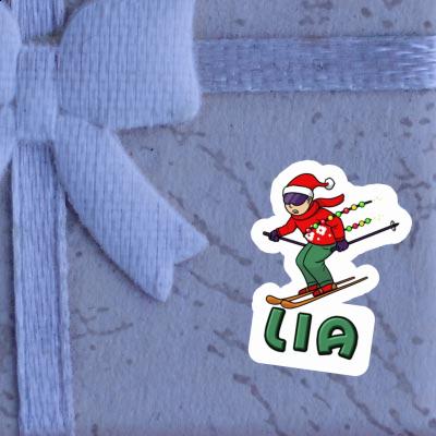 Skier Sticker Lia Image