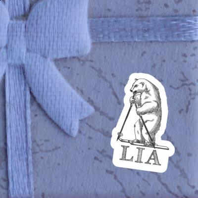 Lia Sticker Skier Notebook Image