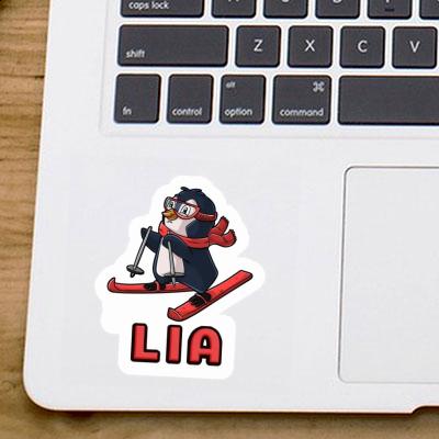 Sticker Lia Skier Notebook Image