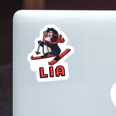 Sticker Lia Skier Gift package Image