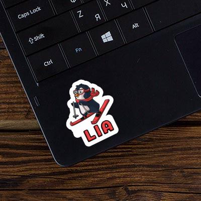 Sticker Lia Skier Notebook Image