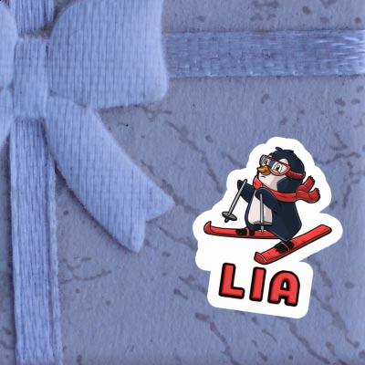 Sticker Lia Skier Gift package Image