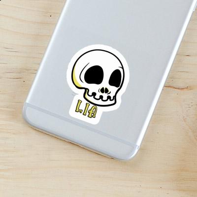 Sticker Skull Lia Laptop Image