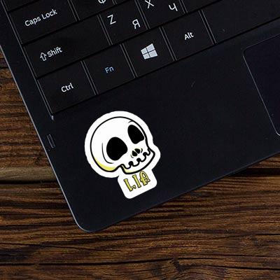 Sticker Skull Lia Gift package Image