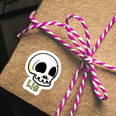 Aufkleber Totenkopf Lia Gift package Image