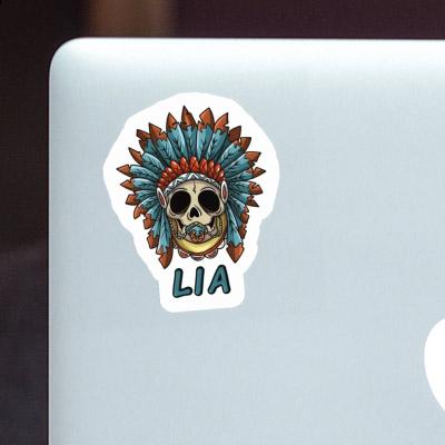 Lia Sticker Baby Totenkopf Notebook Image