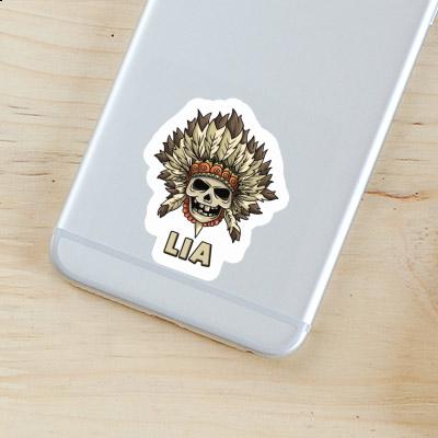 Sticker Skull Lia Laptop Image