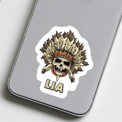 Sticker Skull Lia Laptop Image