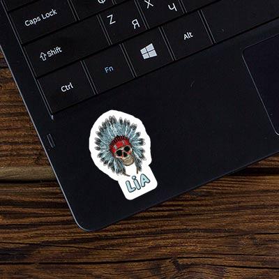 Skull Sticker Lia Laptop Image