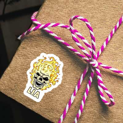 Lia Sticker Skull Image