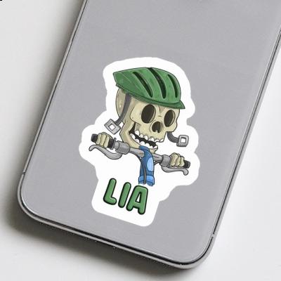 Aufkleber Lia Mountainbiker Notebook Image