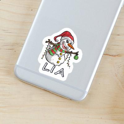 Snowman Sticker Lia Laptop Image