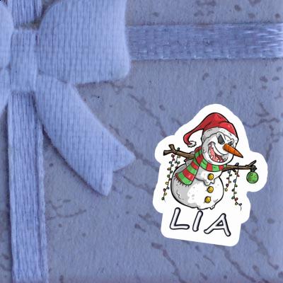 Lia Aufkleber Schneemann Gift package Image