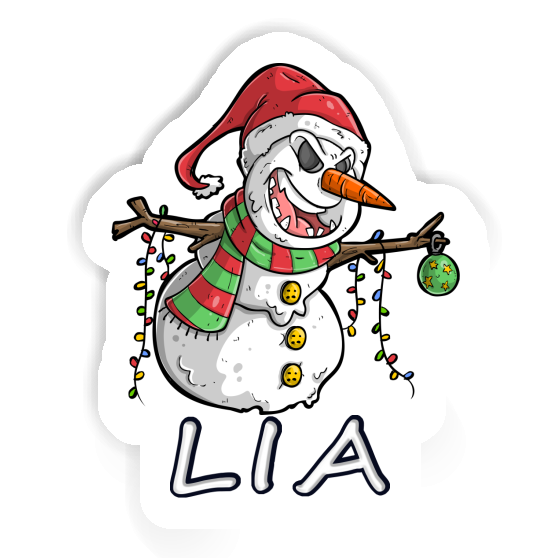 Lia Aufkleber Schneemann Gift package Image