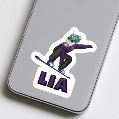 Snowboarder Sticker Lia Gift package Image