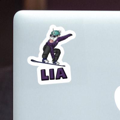 Snowboarder Sticker Lia Image