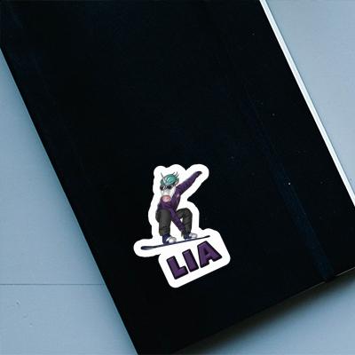 Snowboarder Sticker Lia Gift package Image