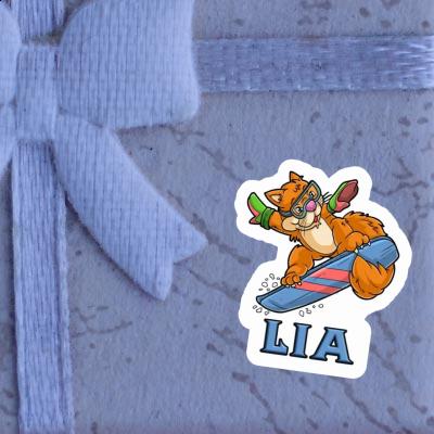 Snowboarderin Aufkleber Lia Gift package Image