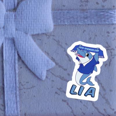 Lia Sticker Dolphin Laptop Image