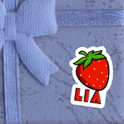 Strawberry Sticker Lia Notebook Image