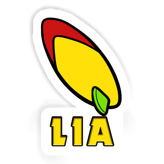 Surfboard Sticker Lia Laptop Image