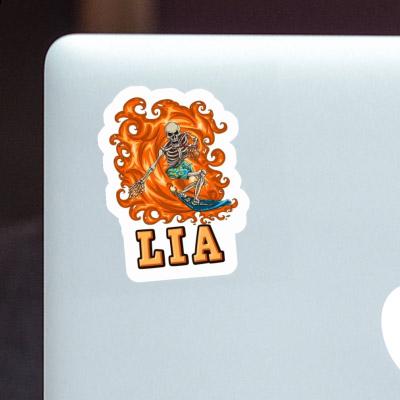 Lia Sticker Surfer Notebook Image