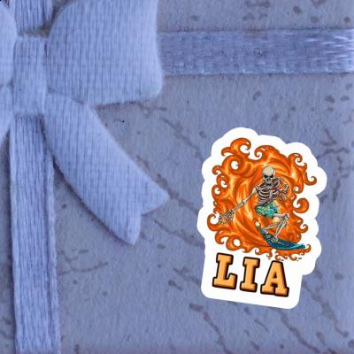 Lia Sticker Surfer Image