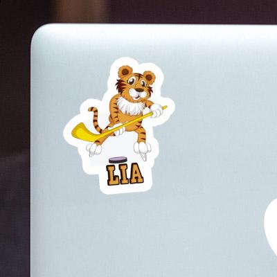 Hockey Player Sticker Lia Laptop Image