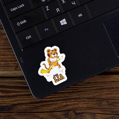 Hockey Player Sticker Lia Laptop Image