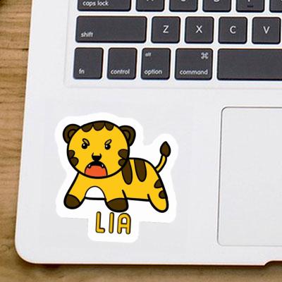 Sticker Lia Baby Tiger Laptop Image