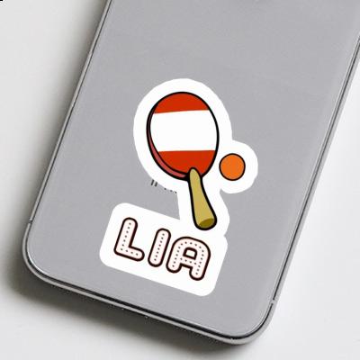 Table Tennis Paddle Sticker Lia Notebook Image