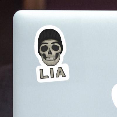 Lia Sticker Skull Notebook Image