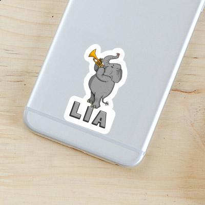 Elephant Sticker Lia Notebook Image