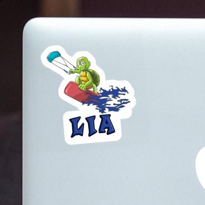 Sticker Kitesurfer Lia Laptop Image