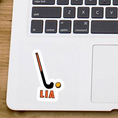 Aufkleber Unihockeyschläger Lia Laptop Image