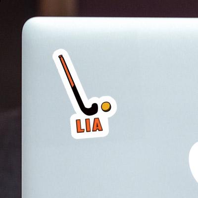 Aufkleber Unihockeyschläger Lia Laptop Image